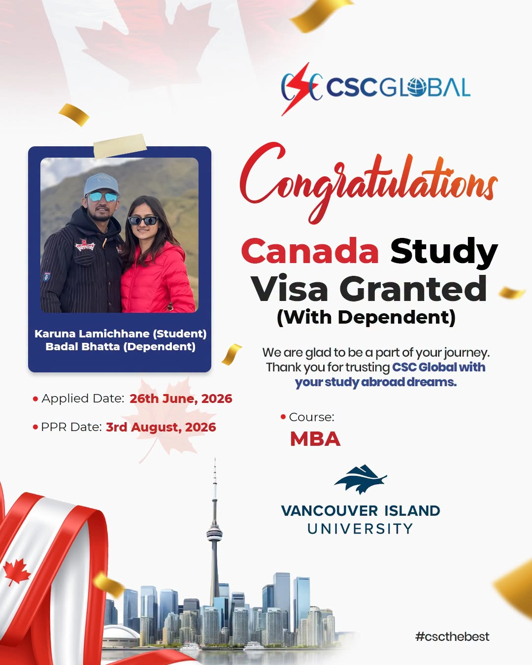 Study Visa With Spouse